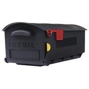 Gibraltar Mailboxes Gibraltar Mailboxes Patriot GMB515B01 Rural Mailbox, 1200 cu-in Capacity, Plastic GMB515B01